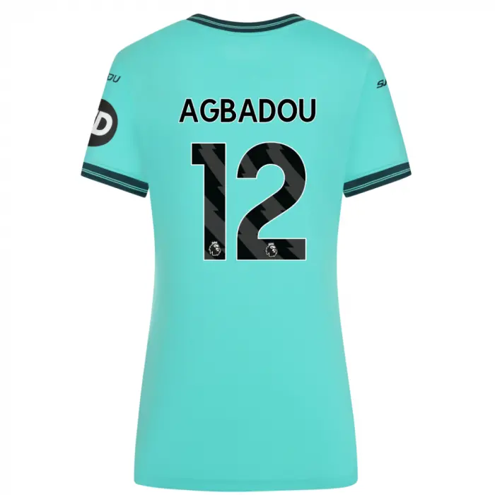 Wolves Fanshop | 25-26 Wolves Pro Away Shirt – Womens AGBADOU 12 Wolves Merchandise Collection